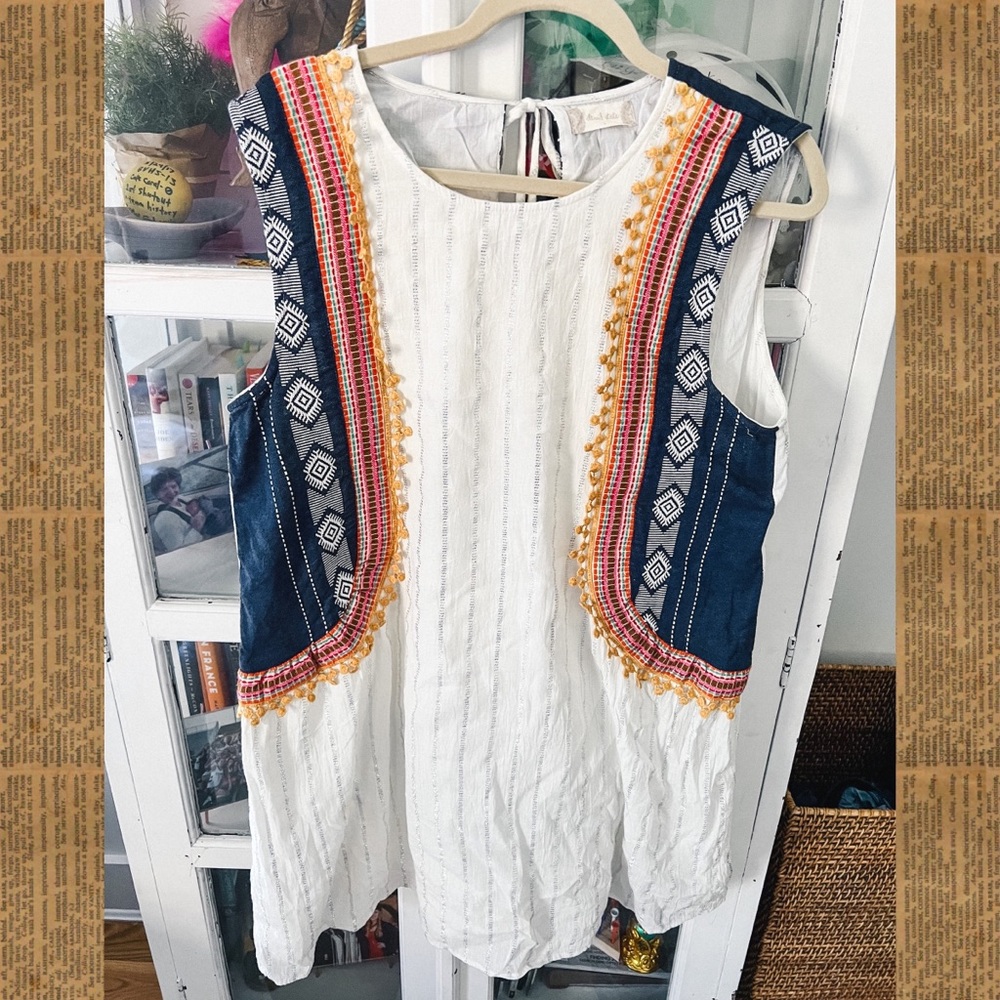 altar’d state white embellished dress
